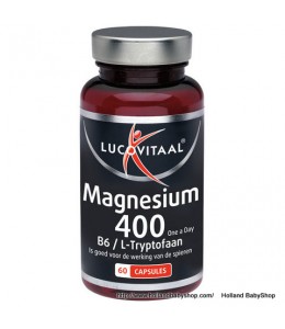 Lucovitaal Super magnesium 400 l-tryptofaan  60 pc